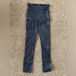 Spanx Faux Black Leather Leggings